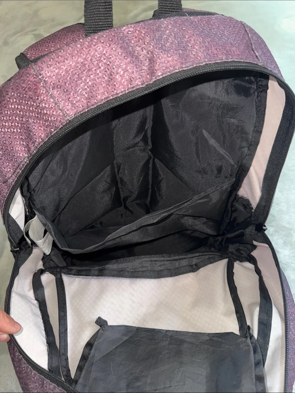 Puma Purple and Black Casual Backpack
